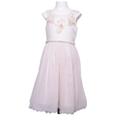 Blomsterpigekjole (Pink) fra Couture Princess Polyester