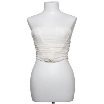 Tubtopp (Vit) från Gina Tricot Elastan, Polyester
