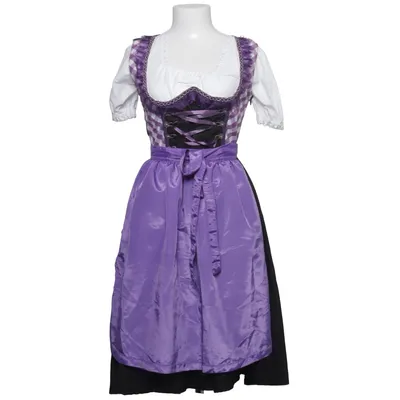 Dirndl (Lila, Vit, Svart) från Lifos