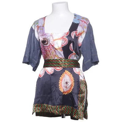 Robe (Noir, Multicolore) de Custo Barcelona Élasthane, Soie, Viscose