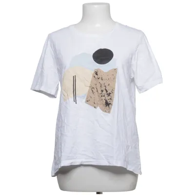 T-shirt (Hvid, Flerfarvet) fra Selected Femme Økologisk bomuld