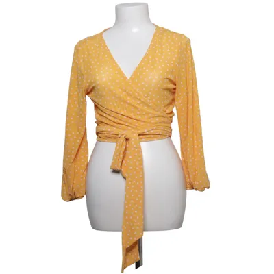 Wrap blouse (Yellow) from Sportsgirl Elastane, Polyester