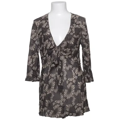 Bluse (Grå, Hvid, Sort) fra IKKS Polyester, Silke