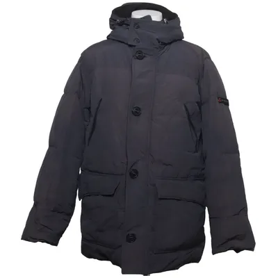 Winter jacket (Gray) from Peuterey Cotton, Polyamide, Polyester