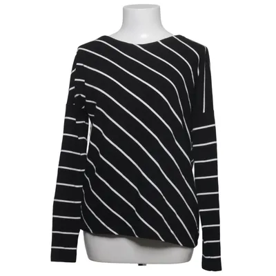 Långärmad t-shirt (Svart, Vit) från Comma Viskos