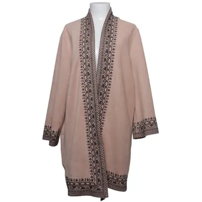 Manteau (Beige, Noir) de Ciminy Élasthane, Polyester