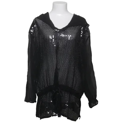 Hættetrøje (Sort, Sølv) fra XIT by Dinsko Polyester, Viscose