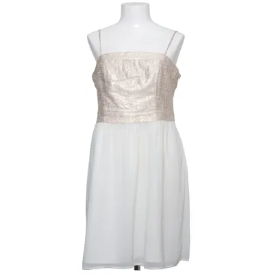 Kleid (Weiß, Gold) von Cache Cache Elasthan, Polyester