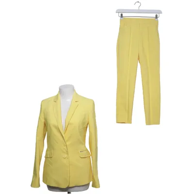 Jakkesæt (Gul) fra Comma Bomuld, Elastan, Polyester