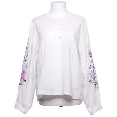 Blouse (Wit, Meerkleurig) van Pom Amsterdam Katoen, Polyester