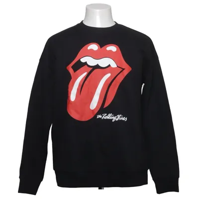 Collegetröja (Svart, Röd) från The Rolling Stones Bomull, Polyester