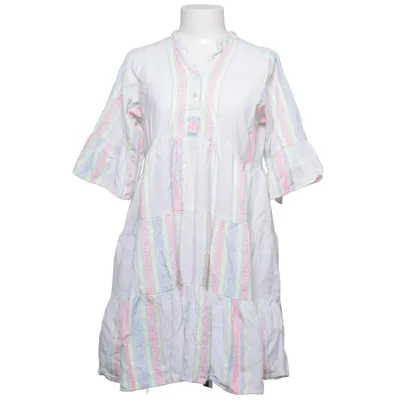 Kleid (Weiß, Mehrfarbig) von Zwillingsherz Baumwolle
