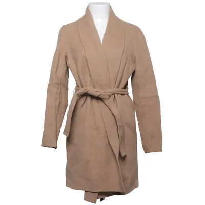 Frakke (Beige) fra Massimo Dutti Polyamid, Uld