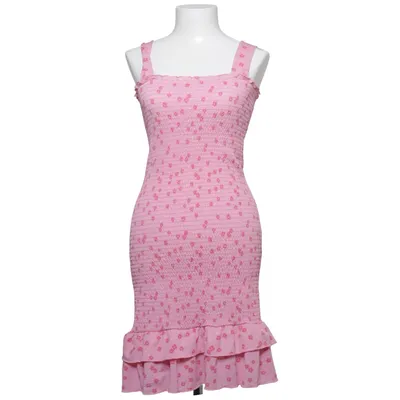 Kjole (Pink, Flerfarvet) fra Pieces Elastan, Polyester