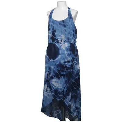 Robe longue (Bleu, Blanc) de Okay Polyester