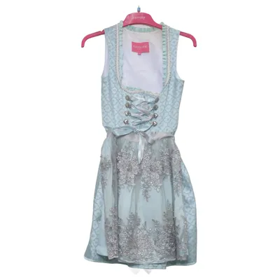 Dirndl (Blå, Silverfärgad) från Krüger Madl Bomull, Polyester