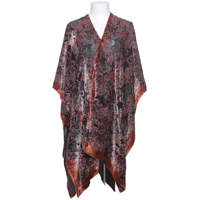 Kimono (Bruin, Meerkleurig) van Lindex Polyamide, Viscose