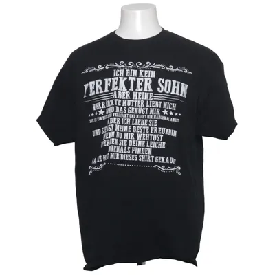 T-shirt (Svart) från Gildan Bomull