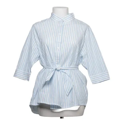 Knytblus (Blå, Vit) från Basic Apparel Ekologisk bomull