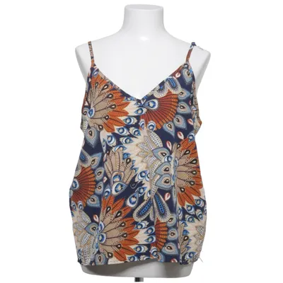 Tank Top (Blue, Brown, Multicolored) from Shein Elastane, Polyester