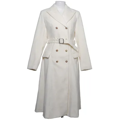 Coat (White) from Stylewe Polyester