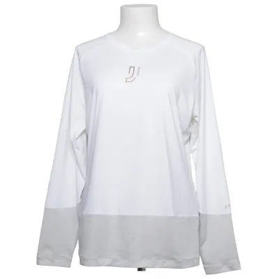 Long sleeve T-shirt (White, Gray) from Johaug Elastane, Polyester