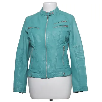 Veste en cuir (Turquoise) de Rock'n Blue