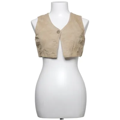 Läderväst (Beige) från NLC Skinn, Polyester