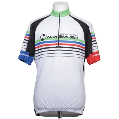 Bicycle shirt (White, Black, Multicolored) from Nakamura Polyester