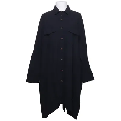 Shirt dress (Black) from Anself Cotton