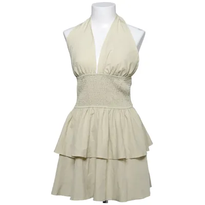 Halterneckklänning (Beige) från Shein Elastan, Polyester