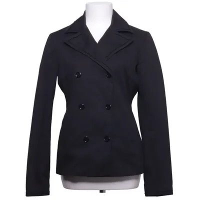 Coat (Black) from Divina Acetate, Cotton, Cupro, Elastane