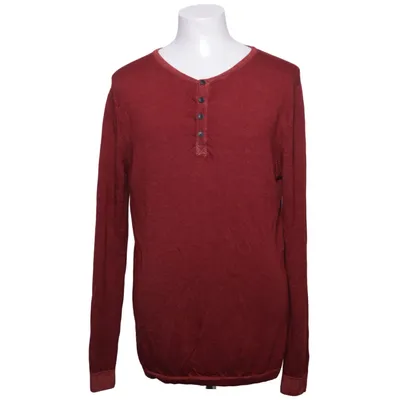 Henley Shirt (Rot) von Gabba Merinowolle