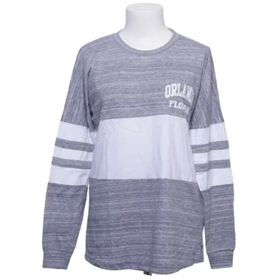 T-shirt à manches longues (Gris, Blanc) de Exist Coton, Polyester