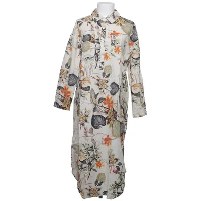 Shirt dress (Beige, Multicolored) from Zanzea Collection Cotton