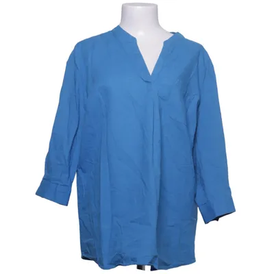 Blouse (Bleu) de Milano Italy Coton, Lin