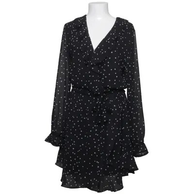 Robe portefeuille (Noir, Blanc) de Ambika Trend Polyester
