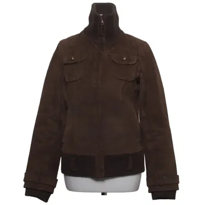 Leather jacket (Brown) from Promod Leather