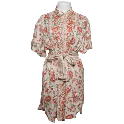 Shirt dress (Beige, Multicolored) from Sézane Viscose