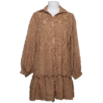 Jurk (Bruin) van Golden Line Polyester