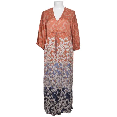 Robe longue (Orange, Multicolore) de Sisley
