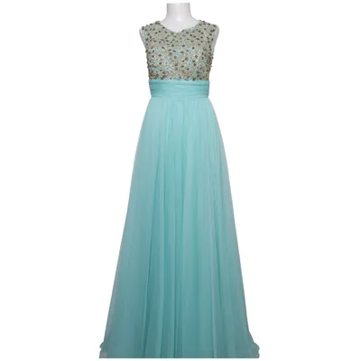 Avondjurk (Blauw) van Vienna Collection Elastaan, Polyester