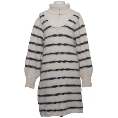 Turtleneck dress (Beige, Black) from Pieces Cotton, Recycled polyester