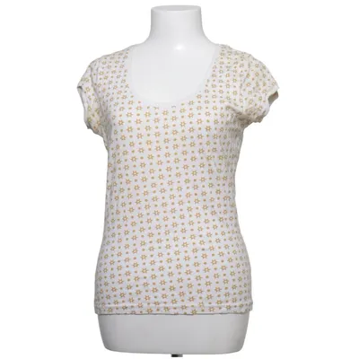 T-shirt (Blanc, Jaune) de Saix Coton