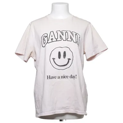 T-shirt (Beige) från Ganni Ekologisk bomull