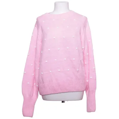 Sweater (Pink, White) from Marta du Chateau Acrylic, Polyamide