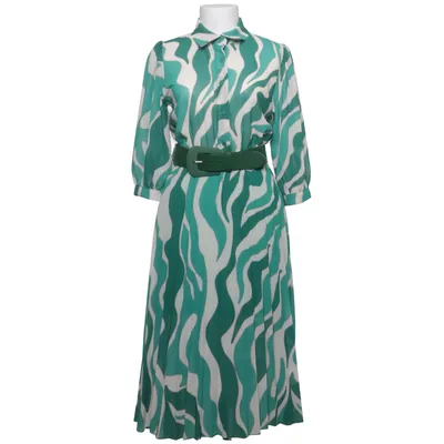 Dress (Green, White) from Myastreet Elastane, Polyester, Viscose