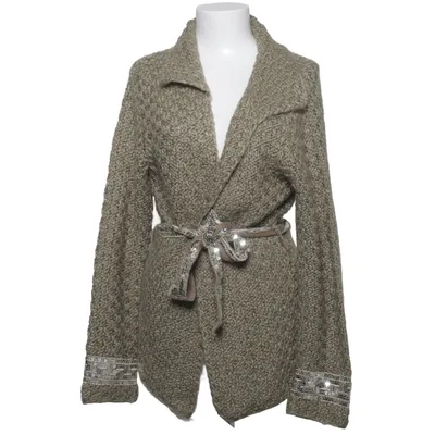 Cardigan (Green) from Saint Tropez Acrylic, Wool