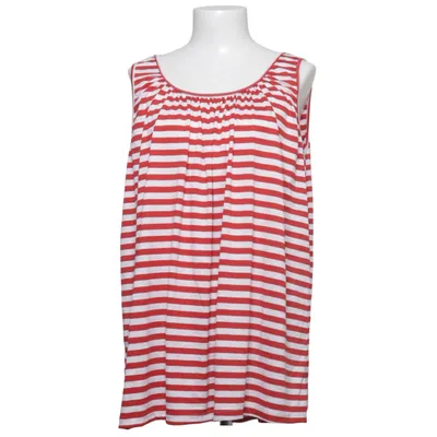 Tank Top (Red, White) from New Collection Elastane, Viscose