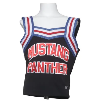 Crop top (Svart, Röd, Blå) från Varsity